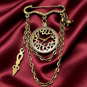 Spilla Meccanica Retrò per Feste di Laurea/Per Addio al Celibato, Regali di Inaugurazione Casa, Gala Benefiche, <span class=keywords><strong>Natale</strong></span>, Halloween, Carnevale, Pasqua - Product Image 4
