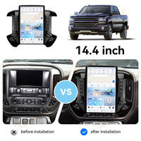 14.4 Carplay pour Chevrolet Silverado GMC Tahoe 2014-2019 Android 13 voiture GPS Navigation lecteur multimédia unité principale autoradio