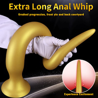 Plug anal à pénétration profonde en silicone souple, dilatateur anal extra-long, jouet sexuel pour masturbation et massage, nouveauté pour adultes