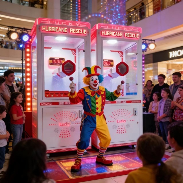 Factory Direct Sales Rescue Catch Money Bills Skill Full Game Ticket Redemption Prize Arcade Game Machine