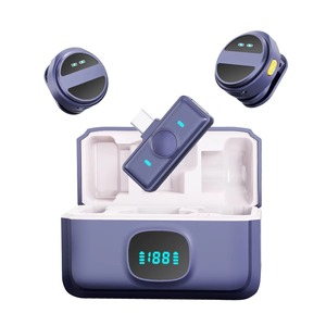 Micrófono Inalámbrico para <span class=keywords><strong>iPhone</strong></span> 3 1, Micrófono <span class=keywords><strong>de</strong></span> Solapa para Vlog, Entrevistas, con Clip, 2 Micrófonos Omnidireccionales para Transmisión en Vivo - Product Image 1