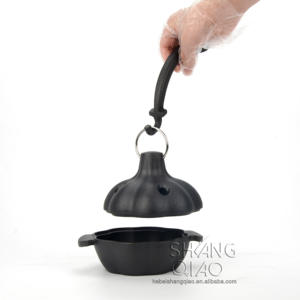 <span class=keywords><strong>Asador</strong></span> <span class=keywords><strong>de</strong></span> ajo <span class=keywords><strong>de</strong></span> <span class=keywords><strong>hierro</strong></span> fundido pre-sazonado con mango extraíble - Product Image 4