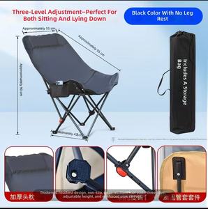 Bulk Wholesale <b>Folding</b> Camping Chair with Integrated Phone Pocket Cup Holder OEM Factory Fast Delivery for Music Festival - Product Image 3