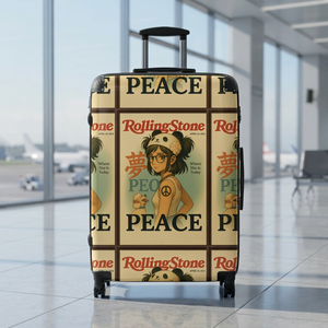 Valigia da viaggio unisex leggera in poliestere da 20 pollici Stone Peace con ruote girevoli - Product Image 3