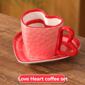 Ensemble tasse et soucoupe à café pour le thé de l'après-midi à la maison, tasse créative pour boire de l'eau - Product Image 4