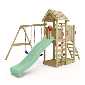 Grande tour en bois, parc d'attractions, <span class=keywords><strong>jeux</strong></span> pour enfants, manèges, toboggan extérieur, aire de <span class=keywords><strong>jeux</strong></span>, équipements Starsky SK07, centre commercial - Product Image 5