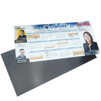 Autocollant aimanté pour réfrigérateur en papier écologique personnalisé avec logo sur mesure en forme de maison et calendrier pour usage promotionnel