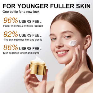 Crème Visage Bio Anti-Rides Riche au Collagène et Peptides <span class=keywords><strong>de</strong></span> Centella, Hydratante et Liftante, Réduit les Ridules, Crème Anti-Âge - Product Image 5