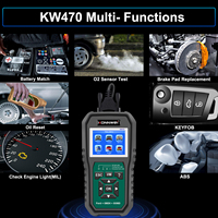 Directo de fábrica KONNWEI KW470 Automotive OBD car Sistema completo OBD2 escáner herramientas de diagnóstico para coches Ford con Abs SRS TPMS