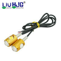Luz de Señalización Universal para Motocicleta, Luz LED para Matrícula de Coche, Bombilla Superbrillante con Forma de Ojo de Águila, Intermitente