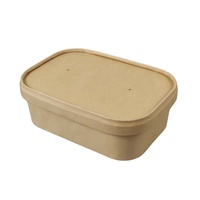 Ensemble de vaisselle jetable en papier kraft 500/750/1000/1300 ml, assiettes et bols, pour fêtes d'anniversaire, mariages, événements pour enfants, qualité supérieure