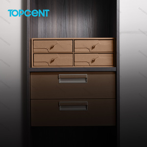 Topcent Checkroom Storage <strong>System</strong> Closet Fittings MDF+Leather Six <strong>Drawer</strong> Combination <strong>Cabinet</strong> - Product Image 3