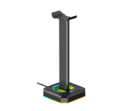 Support de casque universel portable Havit TH660, support de casque de jeu, support de casque RGB