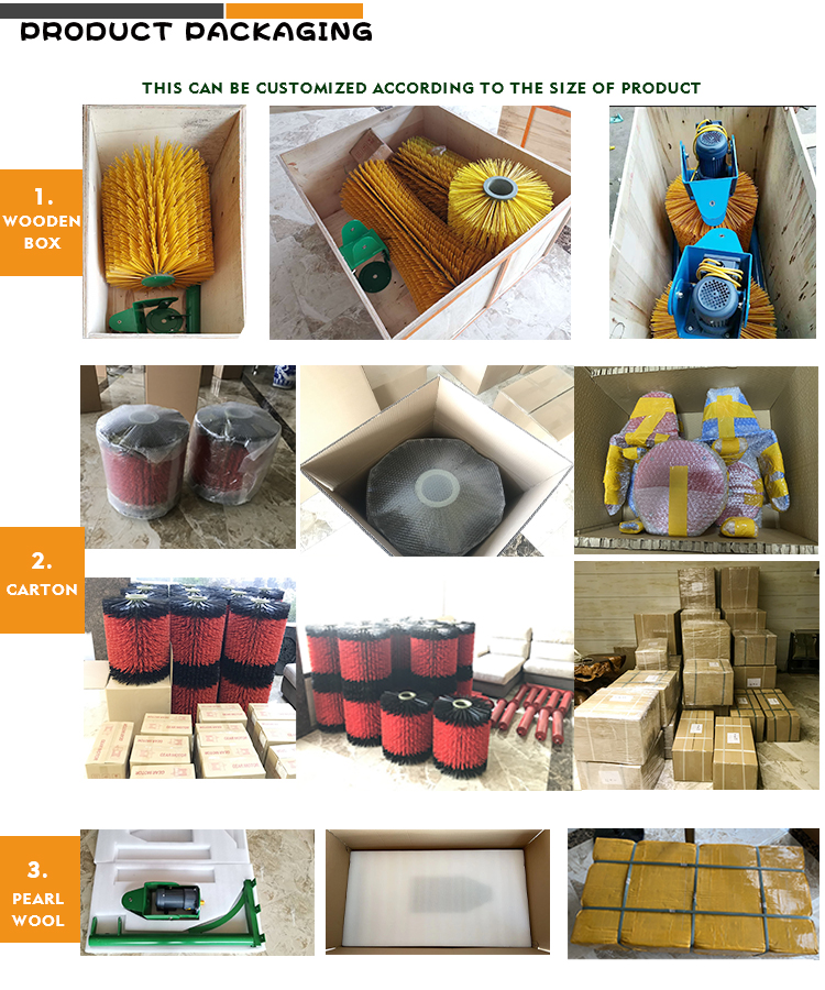 PP Material Filament Cow Body Brush 550mm Or Customized