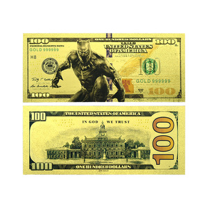 <span class=keywords><strong>Super</strong></span> Héros : Ensemble de 48 cartes commémoratives en feuille d'or 24 carats, collection de billets de banque - Product Image 2