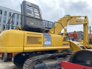 พร้อมใช้งาน รถขุดตีนตะขาบมือสอง Komatsu PC400 เครื่องจักรขุดดินแข็งแรงสำหรับงานเตรียมพื้นที่เหมืองและงานตัดขนาดใหญ่ - Product Image 1