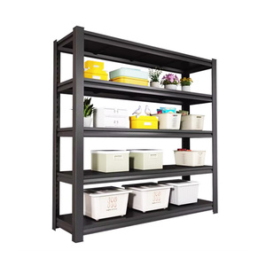 رفوف تخزين صناعية عالية الجودة من جيجونج، 5 طبقات من الحديد والفولاذ، طلاء مسحوق صديق للبيئة، حماية من التآكل، للمستودعات - Product Image 1