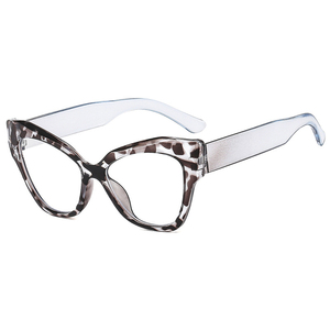 Occhiali da donna alla moda <span class=keywords><strong>con</strong></span> <span class=keywords><strong>lenti</strong></span> <span class=keywords><strong>filtro</strong></span> luce <span class=keywords><strong>blu</strong></span> poligono occhio di gatto Beige bianco Pc 2025 - Product Image 4