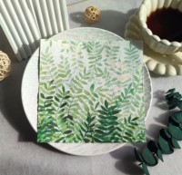 Serviettes en papier imprimées colorées personnalisées pour fêtes, bars et mariages