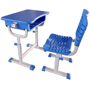 Toptan modern ayarlanabilir okul masaları ve sandalyeler okul sınıf mobilyası kullanılan