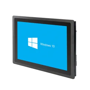 Vente directe d'usine 18.5 pouces moniteur industriel écran tactile capacitif Lcd moniteur à écran tactile pour ATM noir pour les entreprises OEM