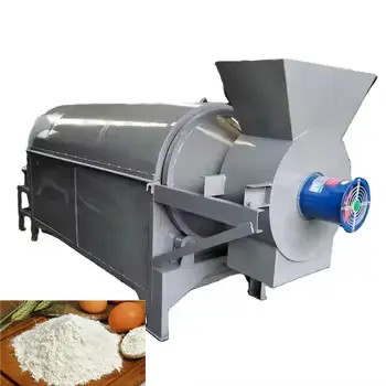 Secador de grãos tipo tambor rotativo agrícola, máquina portátil de secagem de farinha de milho, tambor rotativo