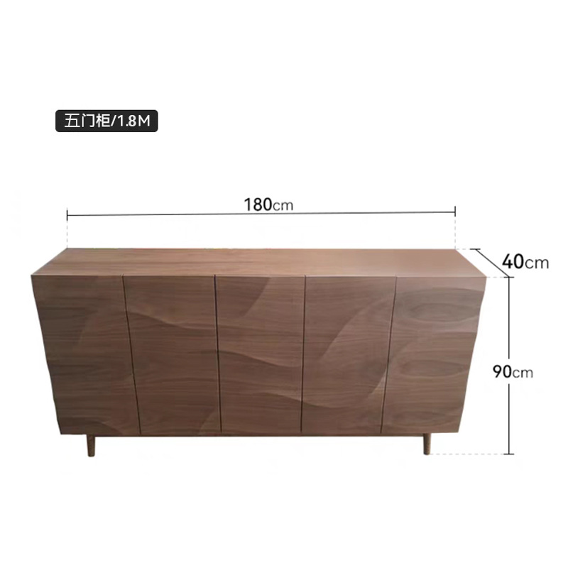 Buffet 1,8 m-cinq portes