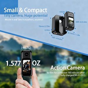 Cámara Deportiva Relee 4K 1080P, Cámara <span class=keywords><strong>de</strong></span> Acción Portátil con WiFi, Magnética, con Caja <span class=keywords><strong>de</strong></span> Alimentación <span class=keywords><strong>de</strong></span> 1600mAh - Product Image 4
