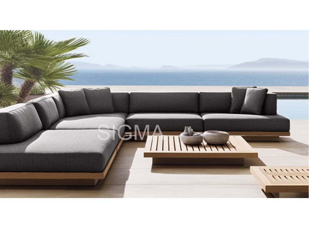 New Arrival Wooden Outdoor Garden Sofa Sets Customized Outdoor Teak Sofa coach