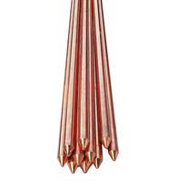 RUISU Copper Bolts with Threaded Ends for Grounding Electrodes Customizable Length Galvanized Finish
