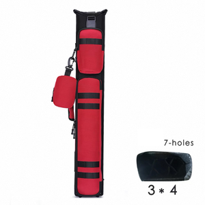 Custom Hand‑Made Pool Cue Case, 1/2 Big‑Head 9‑Ball Cue Bag, Large Capacity Portable Billiards Cue Storage Holder - Product Image 5