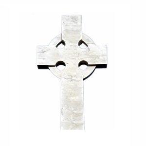 Monument funéraire poli en <span class=keywords><strong>granit</strong></span> noir Sctlpture pierre tombale <span class=keywords><strong>croix</strong></span> celtique conception cimetière pierre tombale - Product Image 4