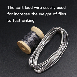 <span class=keywords><strong>Hilo</strong></span> de alambre de plomo para atado de moscas, <span class=keywords><strong>hilo</strong></span> pesado suave y redondo de 0,5mm, 0,8mm, 1mm y 2mm - Product Image 4
