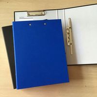 Carpeta de Archivo A4 de PVC Hq-332, 3 mm de Grosor, Azul/Negro, Logotipo Personalizado, 315X245 mm, Oficina, Escuela, Alta Calidad, Venta al por Mayor