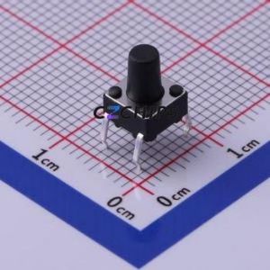 TS-1095-A10B3-D1 Tactile Switch Through hole Component (THT)-4P,6x6mm Switch Single Pole Single Throw Round Button 2.5N 6mm - Product Image 1