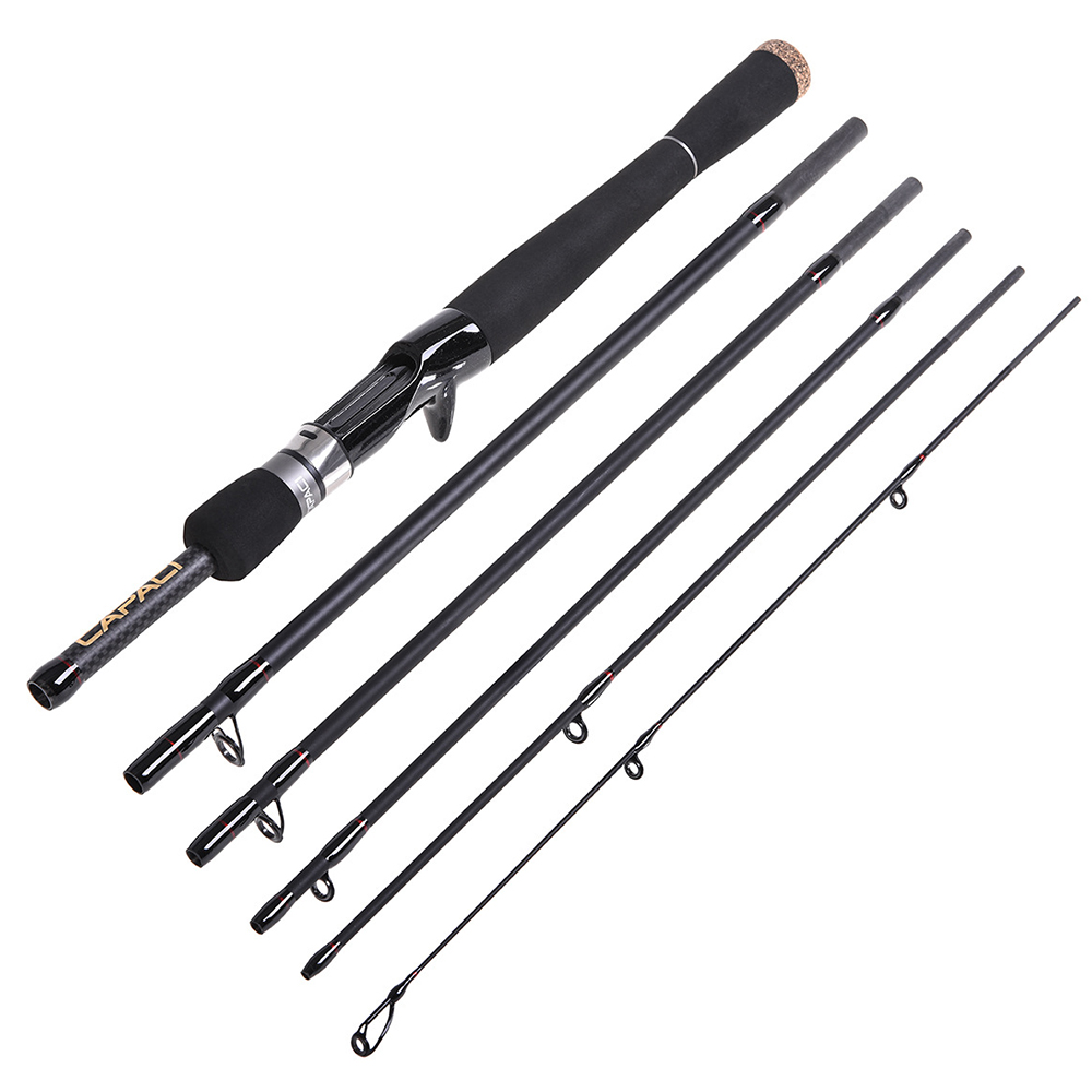 2.1m / 2.4m 6 Sections Carbon Spinning Casting Fishing Rod Lure Fishing Rod  Hand Pole Fishing Tackle| Alibaba.com