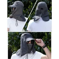 Sombreros de verano Sombrero de pesca al aire libre Pantalla UV Pescador Mujeres Hombres Gorra transpirable para viajes Senderismo