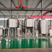 Équipement de brasserie 500L 800L 1000L, équipement de brassage de bière artisanale, machine à fabriquer de la bière