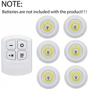 Led Light With Remote Control Set Of 3 <b>Touch</b> <b>Switch</b> Battery Operated Night Light For Home Cabinet Decorative Lighting - Product Image 5