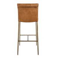 Chaise de comptoir moderne avec hauteur réglable et structure métallique robuste, dotée d'un siège rembourré confortable pour cuisine ou bar