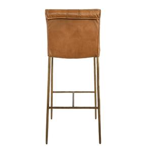 Chaise de comptoir moderne avec hauteur réglable et structure métallique robuste, dotée d'un siège rembourré confortable pour cuisine ou bar - Product Image 6