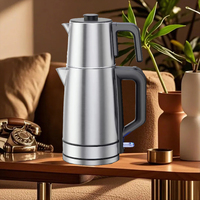 Accessoires de cuisine pour la maison Bouilloire électrique en acier inoxydable Pichet à eau Samovar pour le chauffage et le thé pour l'hôtel.