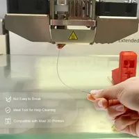 Kit d'outils pour imprimante 3D avec aiguilles de nettoyage, brosse, pinces et étui de rangement pour imprimantes FDM/SLA (Bambu Lab Ender 3 Kobra)