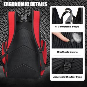 Ultra-<b>Large</b> Capacity Waterproof Sports <b>Backpack</b> with Shoe Compartment Multi-Layered Interior and Ergonomic Details - Product Image 6