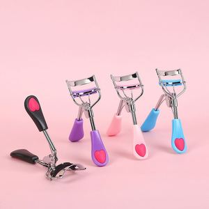 Recourbe-cils portable en acier inoxydable avec coussinet en silicone souple et motif tournesol - Product Image 1