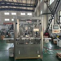 Machine de remplissage automatique pour ligne d'emballage de bouchage et d'étiquetage de bouteilles de pulvérisation de nettoyant pour lentilles