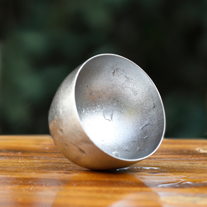 50ml Mini <span class=keywords><strong>titanio</strong></span> doppia parete tazza da tè campeggio <span class=keywords><strong>pentole</strong></span> per Outdoor Home Office escursionismo ciotola portatile per il flusso di ghiaccio - Product Image 3