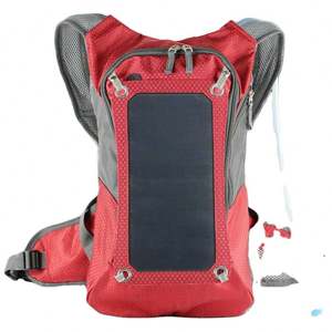 Free Sample BSCI Solar Waterproof Solar <b>Bag</b> Outdoor Solar Panel Unisex Fasion Solar Backpack for Outdoor Camping Phone <b>Camera</b> - Product Image 1