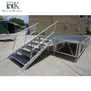 Escenario de Instalación Rápida con Gran Capacidad de Carga, Construcción de Aluminio y Madera Contrachapada, Capacidad de 750 kg/m² para Espectáculos - Product Image 2