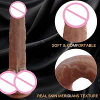 Molde de silicona para consolador gigante, juguete sexual para mujeres, consolador grande realista, juguete sexual portátil para mujeres, accesorios de dormitorio, pene simulado